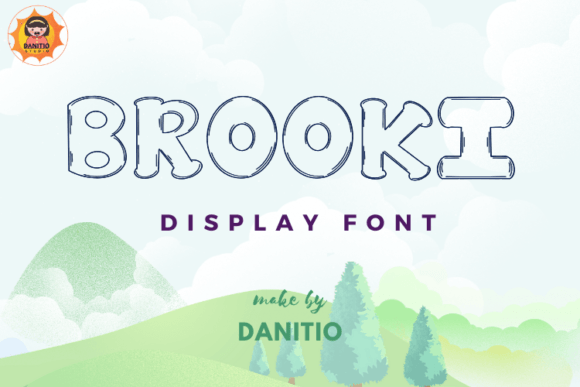 Brooki: A Cute Display Font for Playful Design