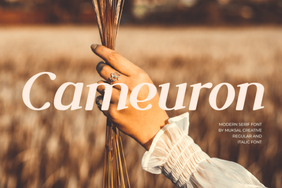 Cameuron: Modern Serif Elegance for Design