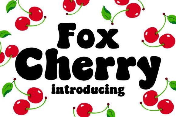 Fox Cherry: A Retro Display Font for Bold Designs