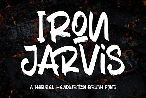 Iron Jarvis: The Handwritten Brush Font That Brings Raw Energy to Design