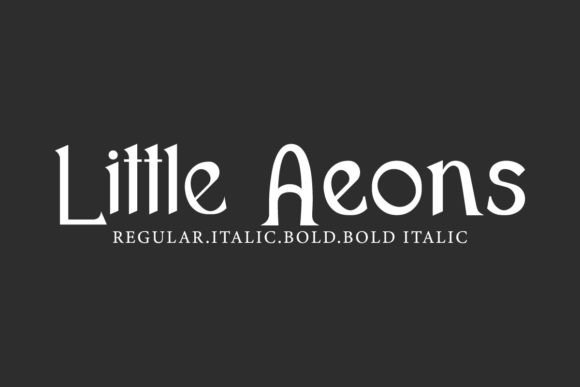 Little Aeons: Integrating a Cinematic Display Font into Professional Design Workflows