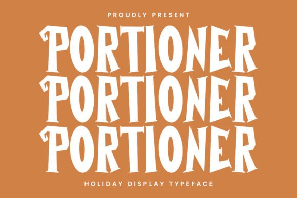 Portioner: Strategic Typography for Distinctive Brand Positioning