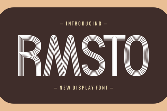 Rmsto: The Bold Statement Font for Modern Design