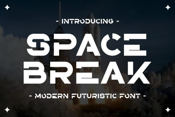 Space Break: Elevating Design with Futuristic Typography