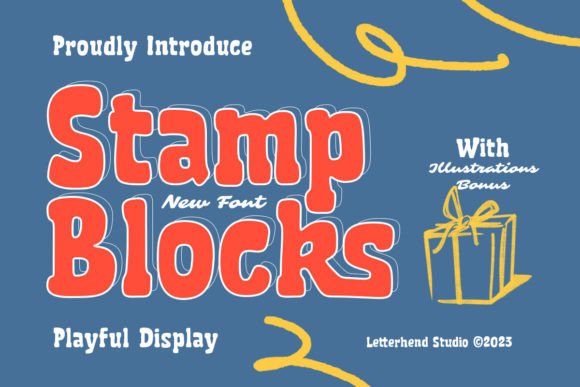 Stamp Blocks: A Playful Font for Bold Designs