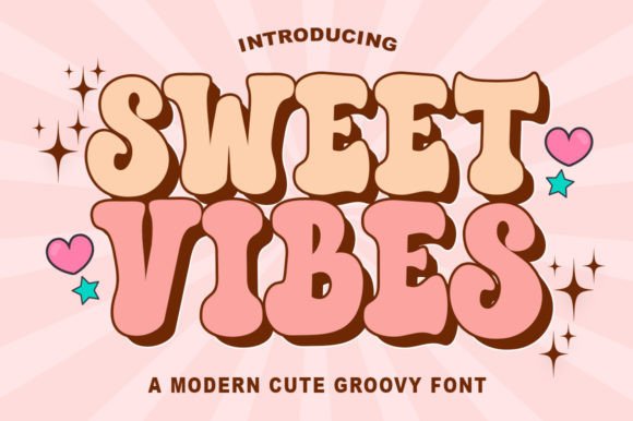 Sweet Vibes: Artistic Font for Creative Designs