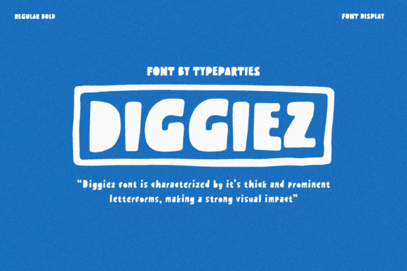 Unleashing Playfulness in Design: A Comprehensive Guide to the Diggiez Display Font